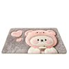 Bathroom Floor Mats Absorb Water Imitation Cashmere Carpet Bathroom Bathroom Door Mats Plush Floor Mats Cartoon Floor Mats in Stock