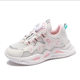 Babudou Girls' Trendy Shoes Sports Shoes 2025 Summer New Children's Shoes Mesh Casual Lightweight Breathable Running Shoes