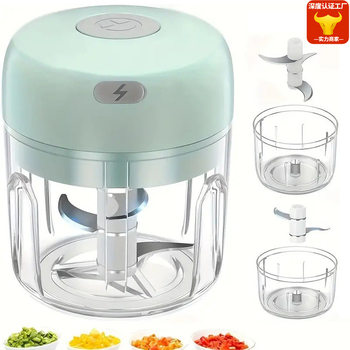 Garlic Masher USB Rechargeable Electric Garlic Masher Mini Garlic Masher Garlic Press Household Garlic Machine Garlic Beater Garlic