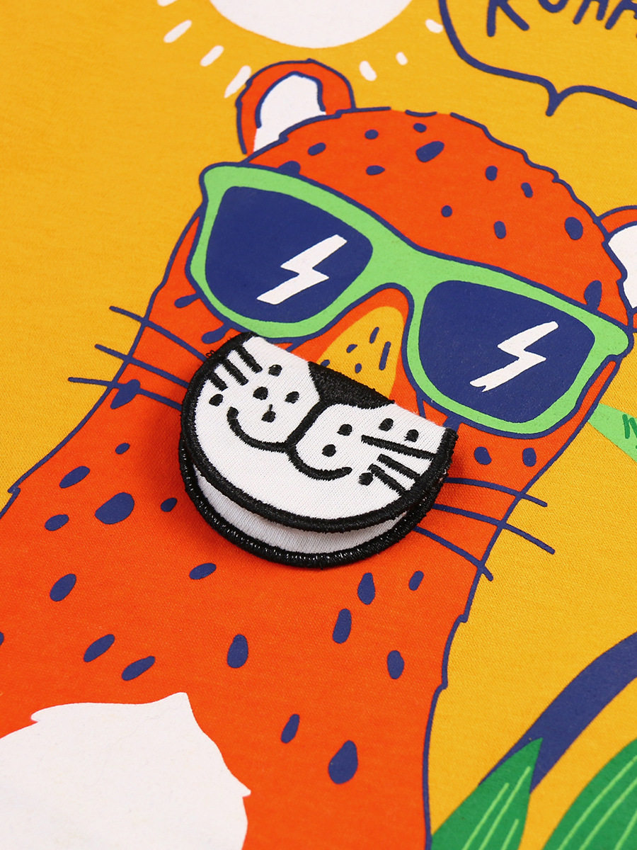 Kids' Short-sleeve Set, Summer Cotton Cartoon Kids' Clothing, Trendy Boys' 2-piece Outfit