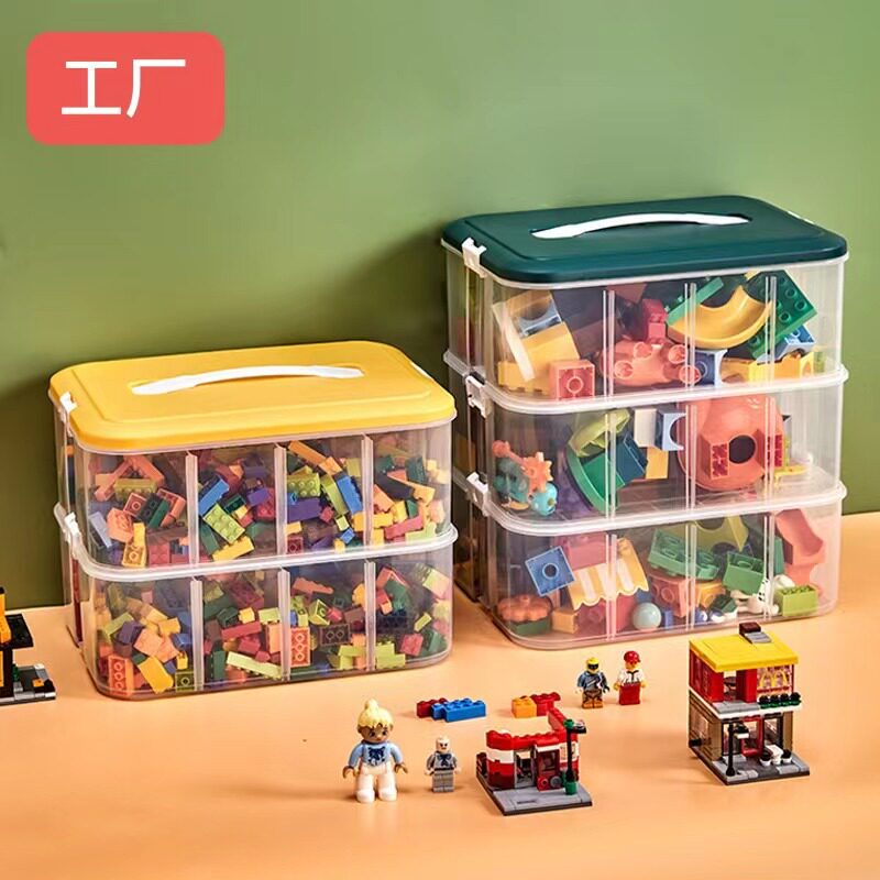 Factory Large Storage Box for Beads, Transparent Toy Storage Box, Building Block Lego Storage Box, Storage and Organization