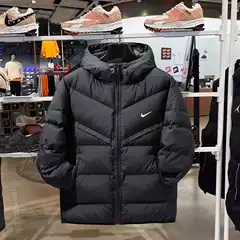 2025 Winter down Jacket Men's New Trendy Loose Casual Thickened Warm Hooded White Duck down Men's Clothing