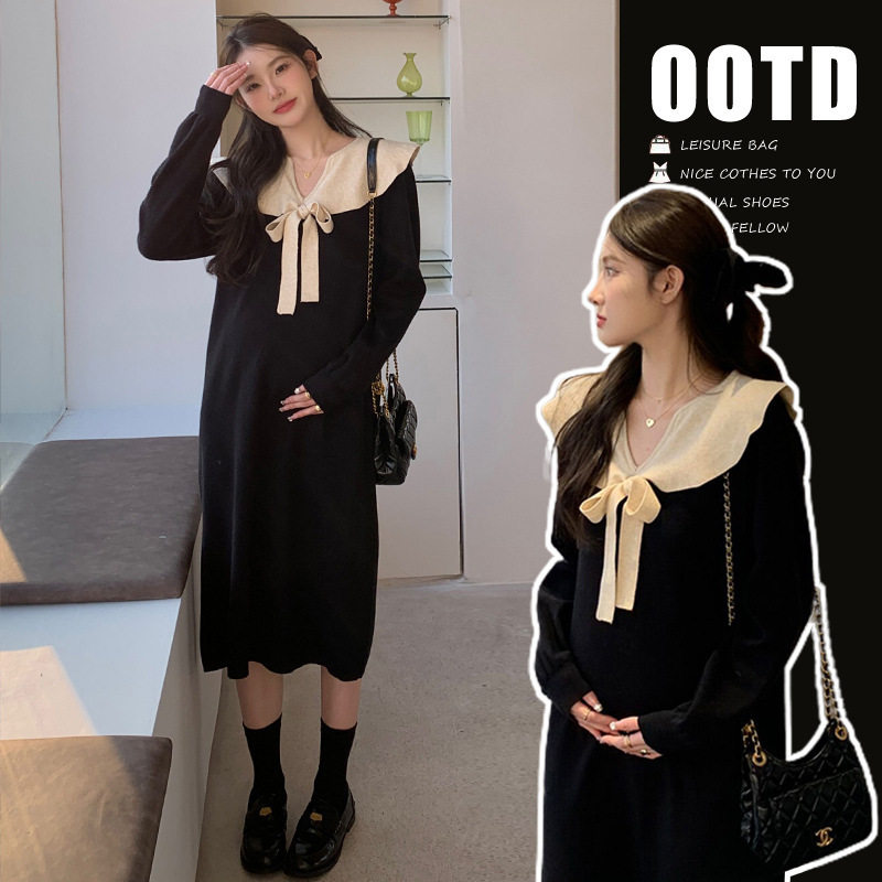 Maternity's Autumn plus size Dress New dress suit Women's Fashionable Fashion Autumn plus size Dress