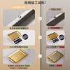 Korean-Style 304 Stainless Steel Rectangular Tray Thickened Commercial Gold Barbecue Plate Grill Plate Flat Dish Plate