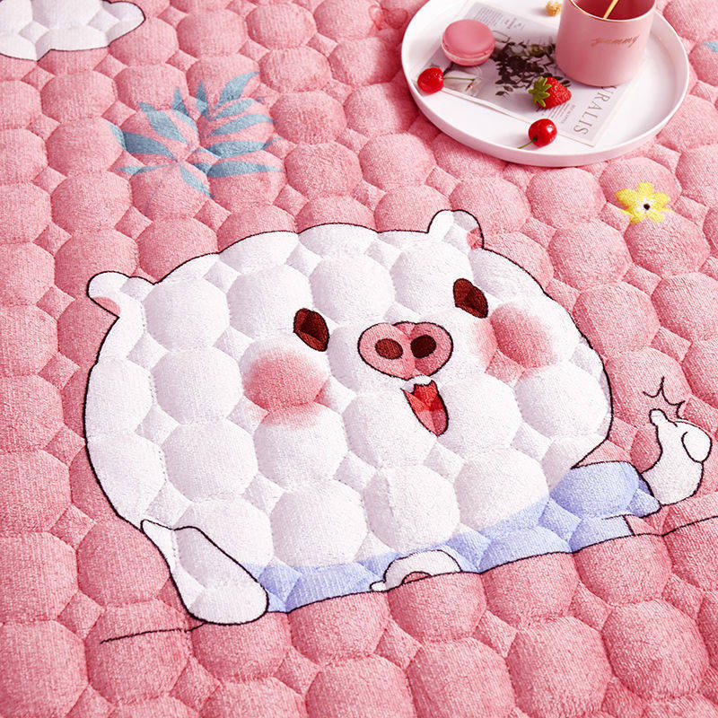 Milk Coral Flannel Mattress Mattress Soft Cushion Home Student Dormitory Single Quilt Winter Thickeneded Bed Blanket