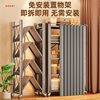 Balcony Kitchen Storage Rack Floor-Standing Multi-Layer Bookshelf Storage Household Microwave Oven Convenient and Simple Shelf