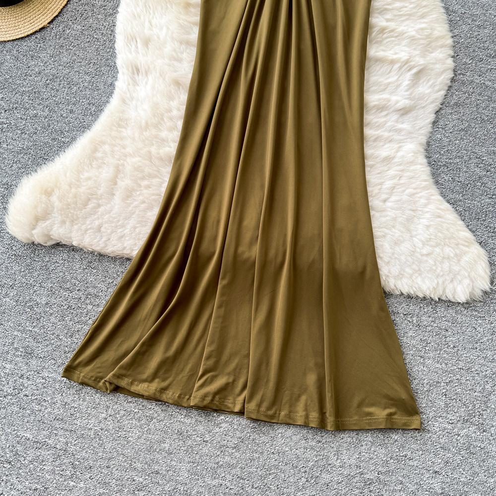 Elegant Sleeveless Backless Dress Lightweight Figure Flattering Summer Style Perfect for Vacation and Special