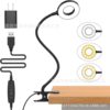 Cross-border dedicated led fill light clip desk lamp usb student desk universal hose desk lamp high current high brightness