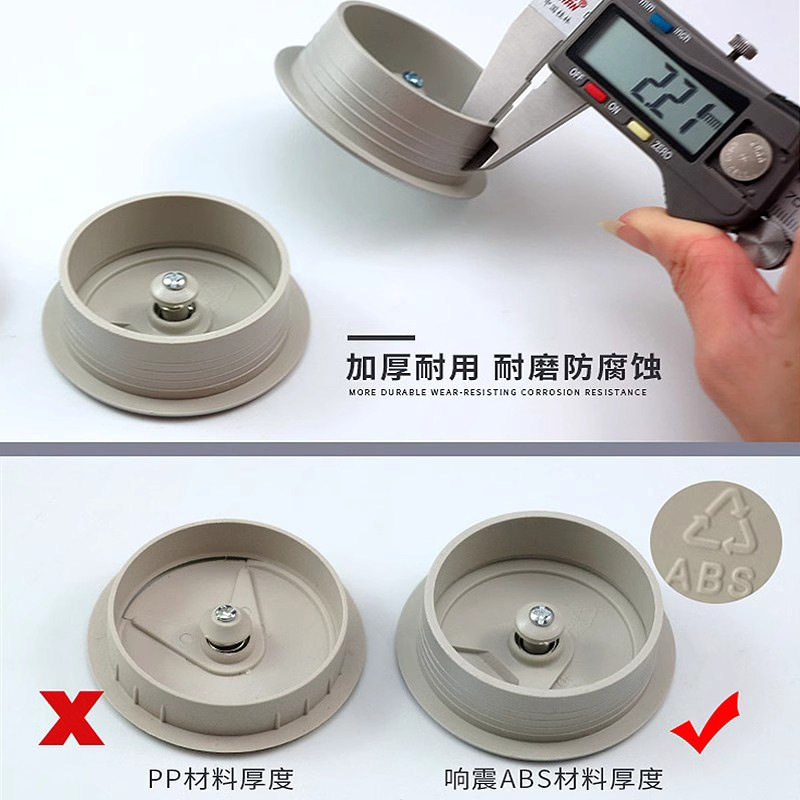 Spot Wholesale Round Desk Threading Box Thickeneded Plastic Threading Box Computer Desk Wire Threading Hole Cover