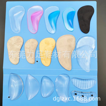 Silicone Flat Foot Arch Support for Adults and Young Kidsren, Shock-Absorbing Arch Pad, Gel Center Pad