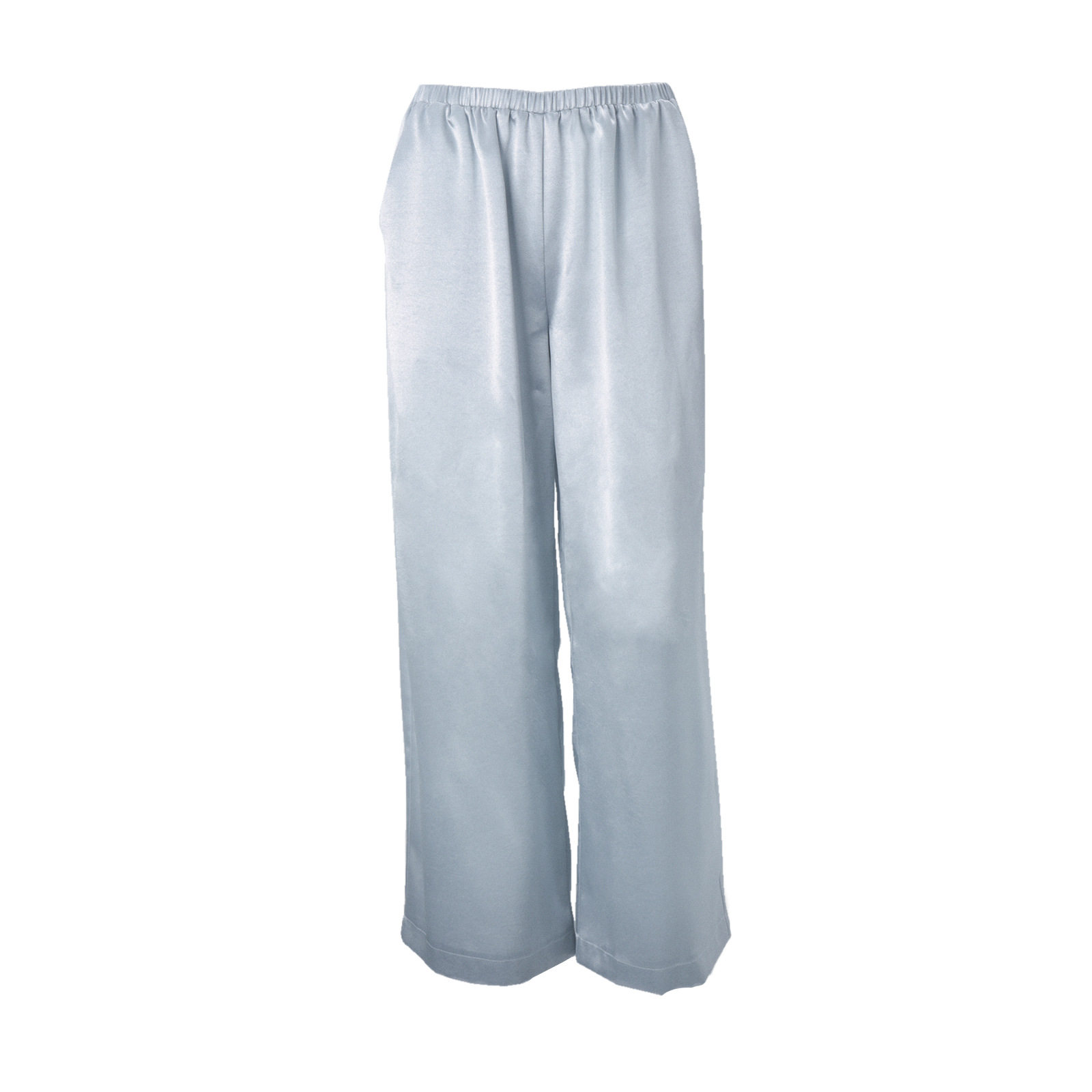 High Waisted Satin Straight Leg Pants Fashionable Casual Solid Color Summer Street Style for Women Wholesale