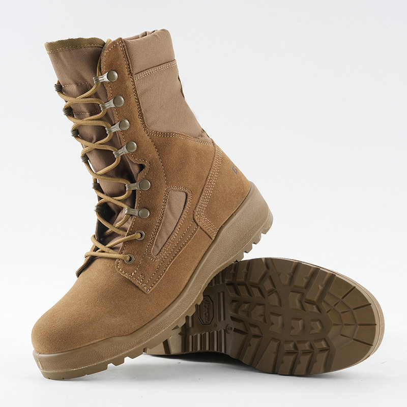 outdoor sports combat boots, lightweight non-slip and anti-wear desert boots, hiking and mountain climbing high-top tactical shoes