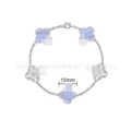 Turquoise purple diamond bracelet