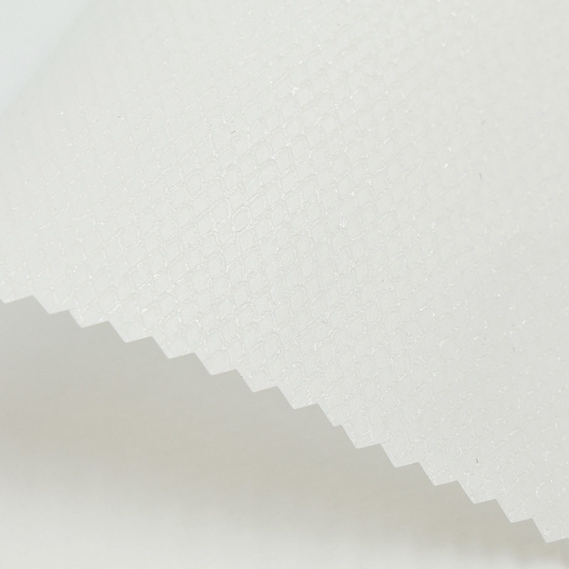 Non-woven lining paper lining lining clothing clothing hot melt diamond mesh with paper lining light and thin lining wholesale