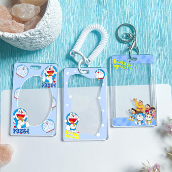 Student Card Set Cartoon Bus Subway Hard Meal Card Set Transparent Cartoon Box Luggage Tag Campus Card Work Card Set