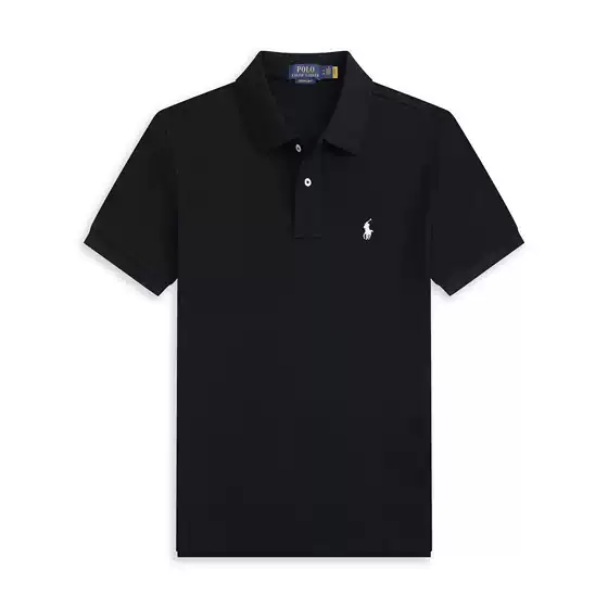 New Polo Shirt Men's Short-sleeved T-shirt Lap Pony Embroidery Casual Simple