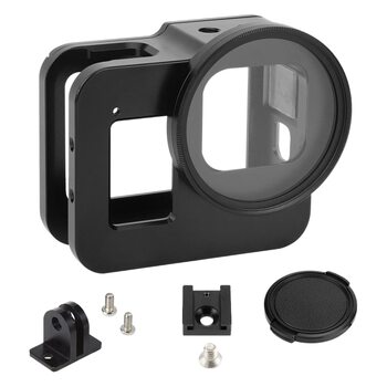 Suitable for Goprohero 8 Protective Case, Dog Cage Cooling, Anti-Shake and Anti-Fall Metal Frame, Sports Camera Accessories