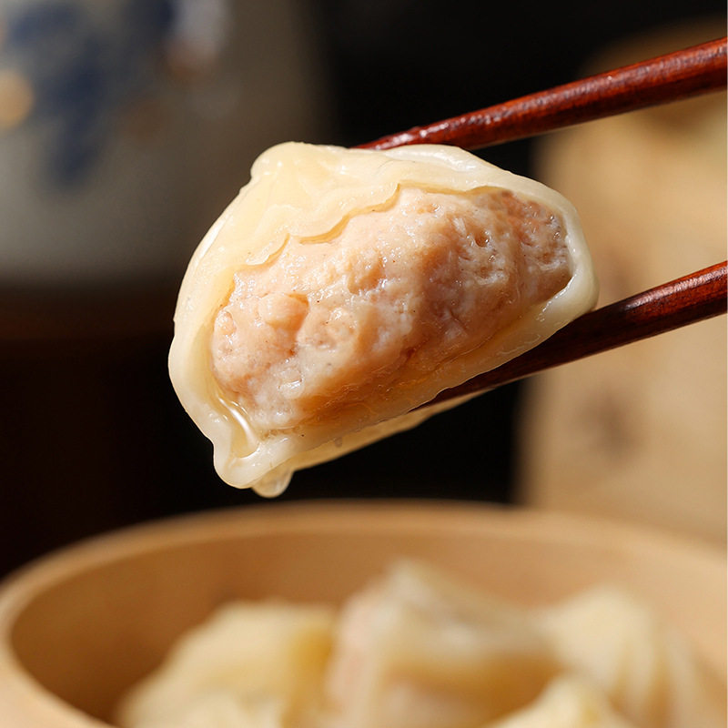 Jiangnan Flavor Su-Style Xiaolongbao (Steamed Dumplings) Frozen Fresh Meat Soup Dumplings Frozen Pastry Morning Tea Snack Breakfast Semi-Finished Product