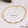 New Cross-Border Jewelry Fashion Heart Cross Tassel Pendant Necklace Geometric Irregular Ccb Clavicle Chain