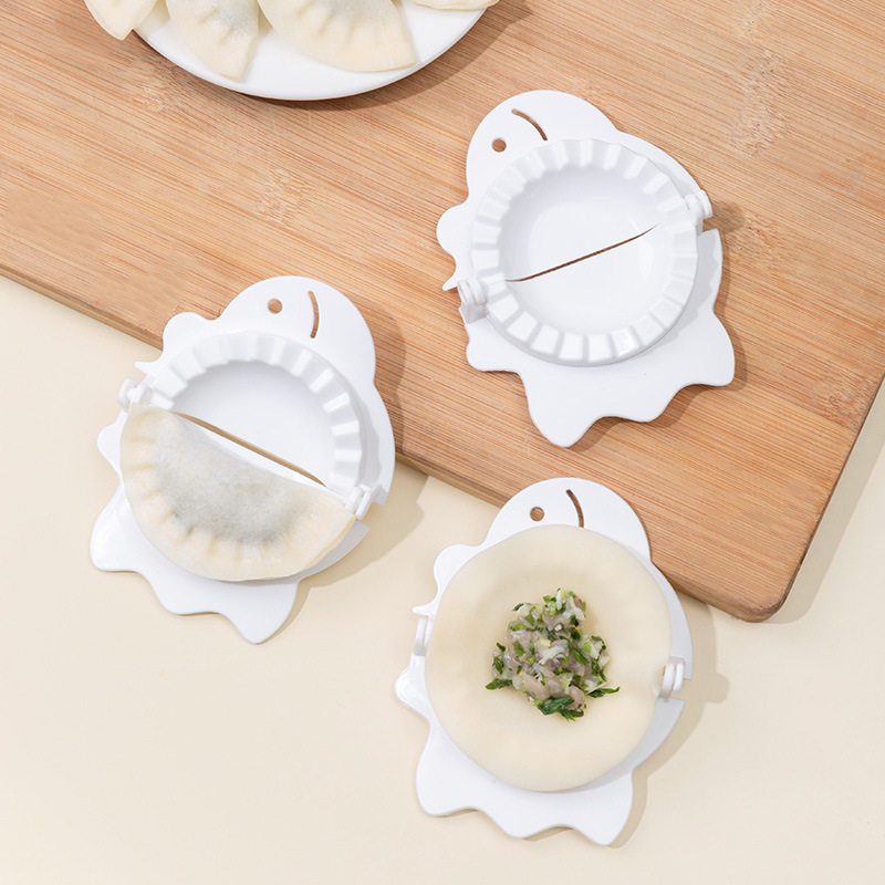 Kitchen fish type dumpling maker with rolling pin high quality dumpling maker model mold manufacturer