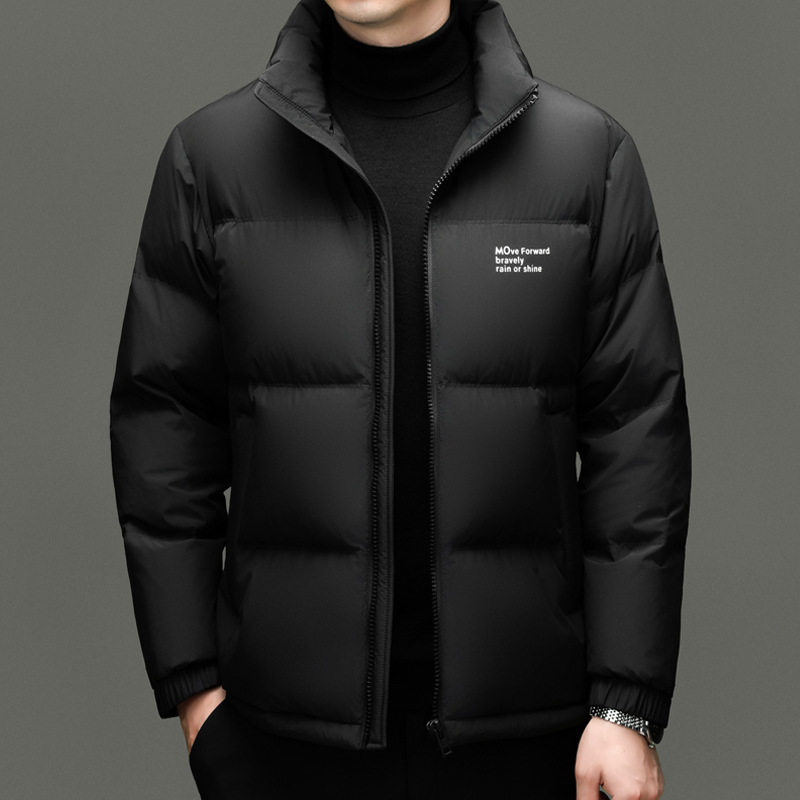 Men's down Jacket Quality Inspection 90% down Winter New Men's Fashion Casual Versatile Stand Collar Warm Men's Coat