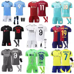 24-25 Barcelona Riyadh Victory Real Madrid Manchester City Tottenham Miami Inter Soccer Uniform Adult Children suit
