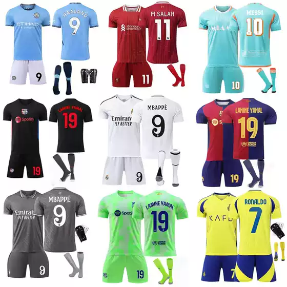 24-25 Barcelona Riyadh Victory Real Madrid Manchester City Tottenham Miami Inter Soccer Uniform Adult Children suit