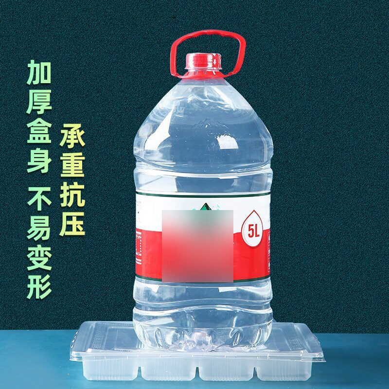 Frozen Disposable Dumpling Tray Commercial Sub-Divided Frozen Dumpling Box Takeaway Packaging Box Free Shipping