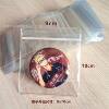 Small Bag Badge Holder Anti-Oxidation Storage Bag Jewelry Packaging Bag Pvc Self-Sealing Bag High Transparency