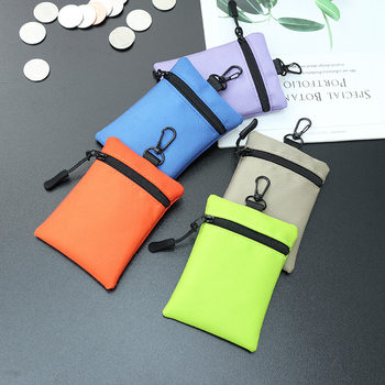 Unisex Multifunctional Oxford Cloth Wallet Outdoor Waterproof Mini Tactical Bag Daily Key Storage Bag Small
