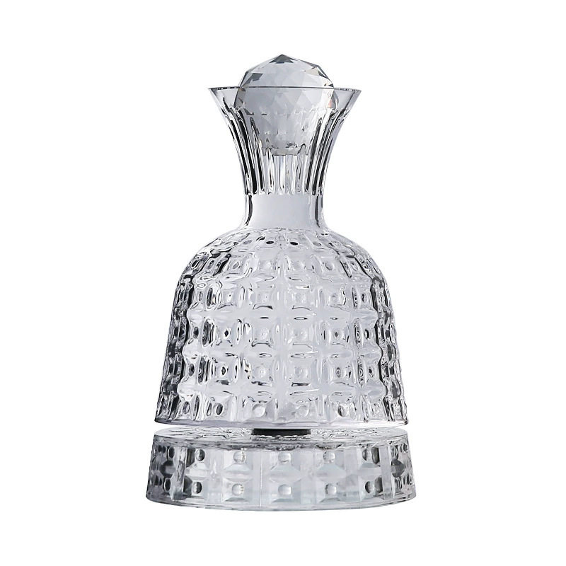 Turning Wine Decanter Wine Household Light Luxury Rotating Tumbler Crystal Wine Pot Wine Glass Red Wine Glass Wine Utensils