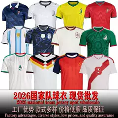 Mexico Peru Football Jerseys 2526 Spain Home Italy England France Germany Team Jerseys