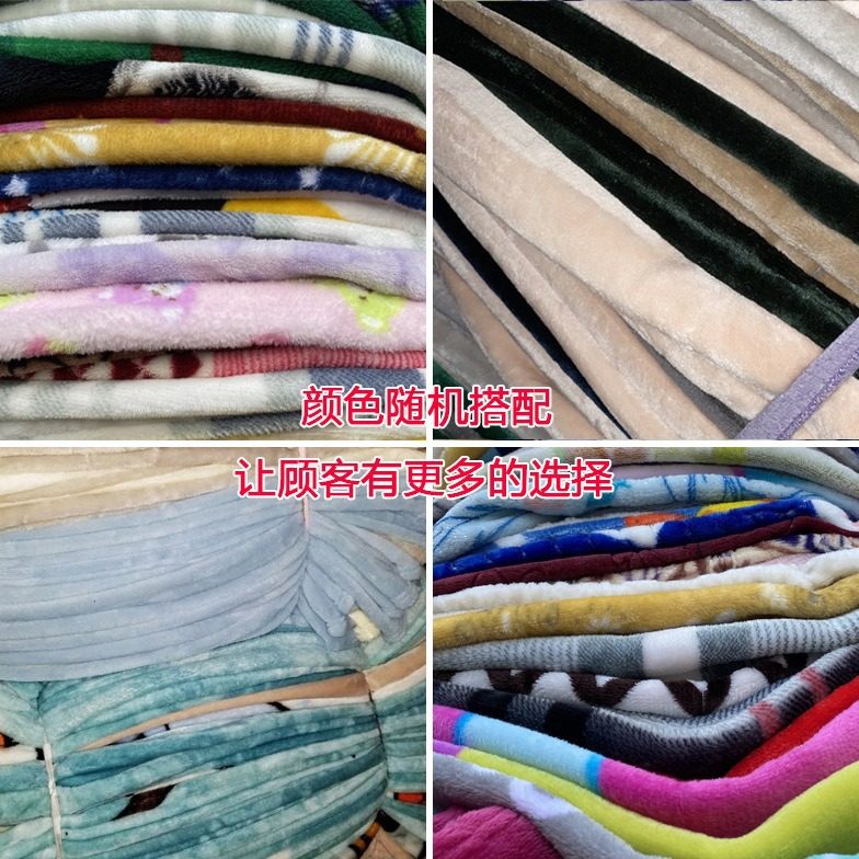 Foreign Trade Faleirong Coral Fleece Blanket Bed Sheet People Small Blanket Towel Quilt Thickened Warm Blanket Cushion Gift Live Broadcast