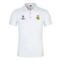 Real madrid chest patch + champions league - white