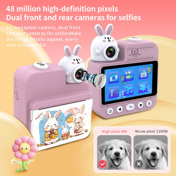 New HD Print Camera Polonoid Photographable Video Printable Digital Camera Children's Camera