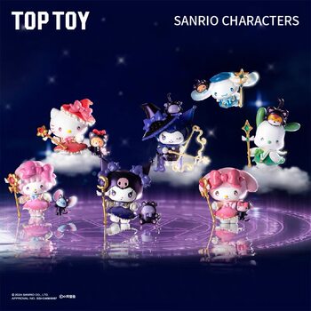 Toptoy Genuine Sanrio Family Starry Night Party Magician Series Hand-Made Ornaments Blind Box
