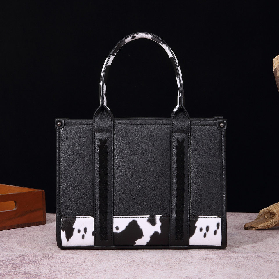 Túi Xách Tay/Đeo Vai Nữ In Họa Tiết Da Bò Phong Cách Bohemian Cổ Điển chi tiết 19