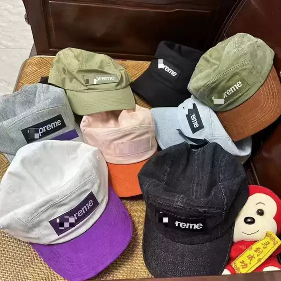 23Ss Ventile Camp Cap Co-Branded Waterproof Cotton Peaked Cap Baseball Cap Color Matching Suede Visor S