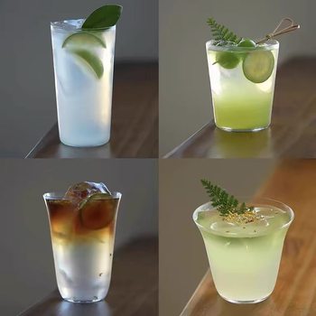 Simple Ultra-thin Colin Cup Long Drinking Cup Bar Cocktail Drinking Cup Haibo Cup Classical Cup Glass Coffee Cup