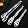 304 Stainless Steel Food Tongs Kitchen Baking Utensils Bread Tongs Steak Barbecue Meat Tongs Grill Tongs Oven