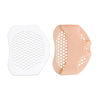 in stock wholesale honeycomb front palm pad high heels sandals invisible toe socks non-slip foot protection front half pad half size pad