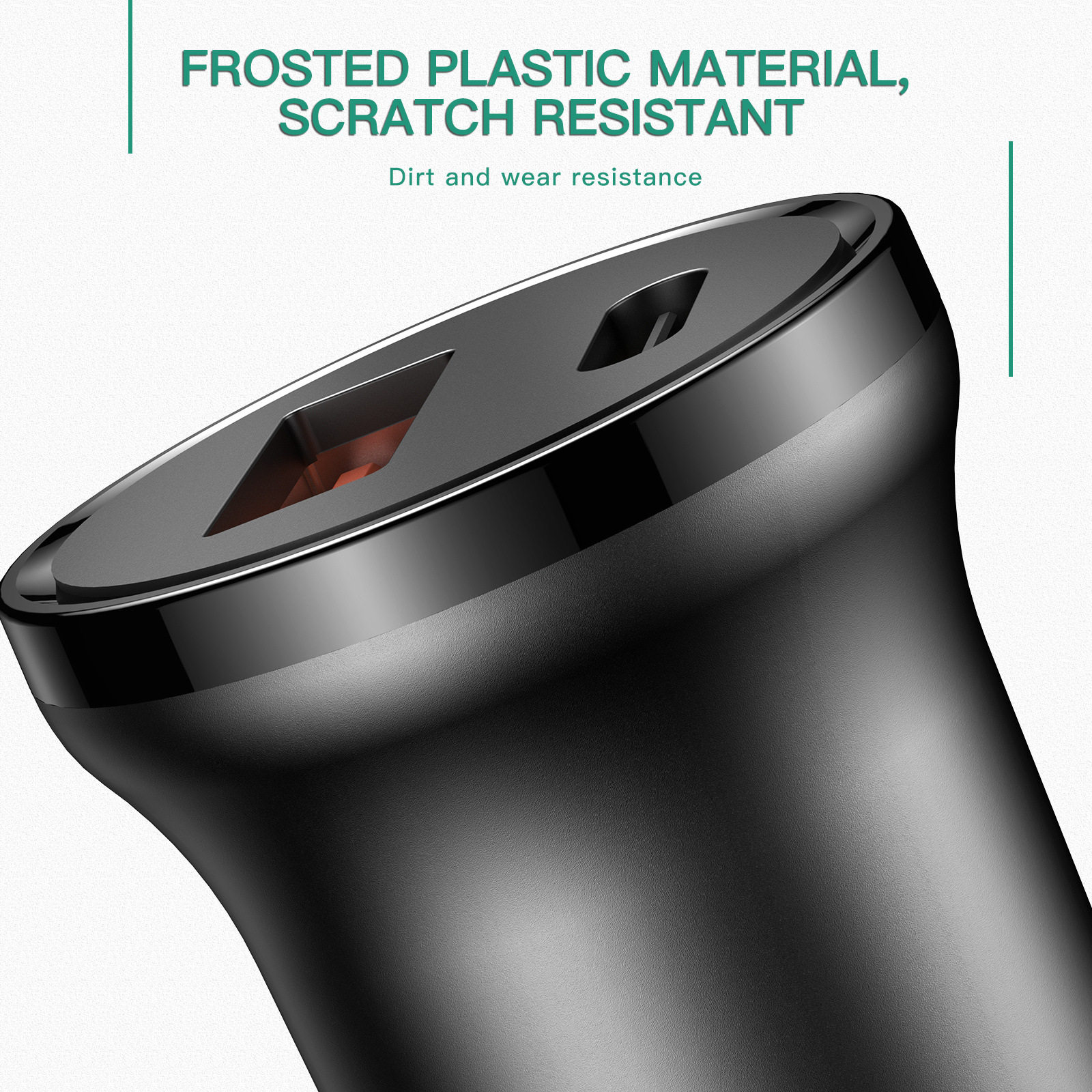 30W Qc4.0+Pd Dual-Line Fast Charging Mobile Phone Car Charger Type-C Car Charger