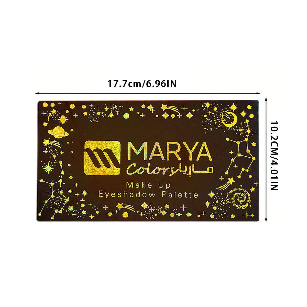 Will not break cross-border 18 color eye shadow Eye shadow with mirror pearl matte high gloss earth color eye shadow plate