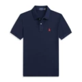 Polo sapphire blue red label