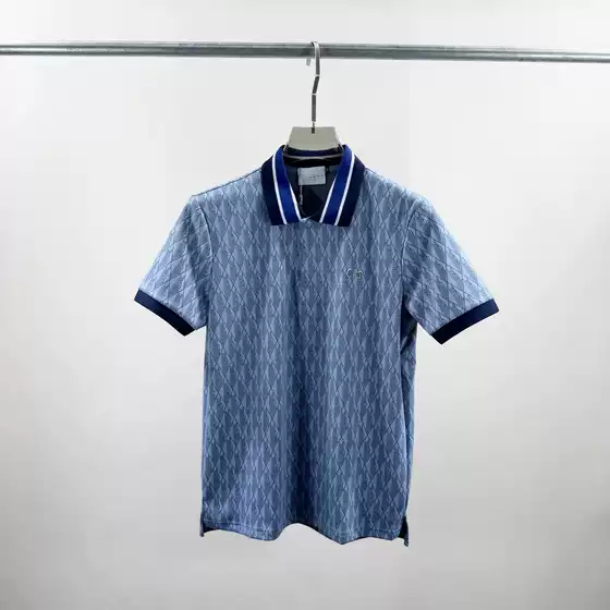 European and American New Spring & Fall Best-Selling La Lapel Short-Sleeved Polo Shirts, Men's Classy Tops, Cross-Border European Goods