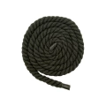 Dark green thick hemp rope (no head) + dark green semi-circular shoelaces