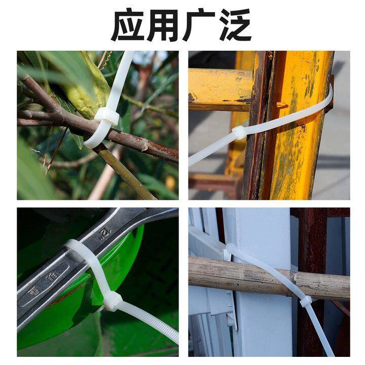 Nylon Cable Ties White 4*300mm 250 Pieces/Pack