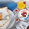 Lezhi Niu Xiaotiao Imported Cheese Cheese Cheese Block Kidsren's Nutritional Breakfast Bread Spread Ready-To-Eat 128g*3