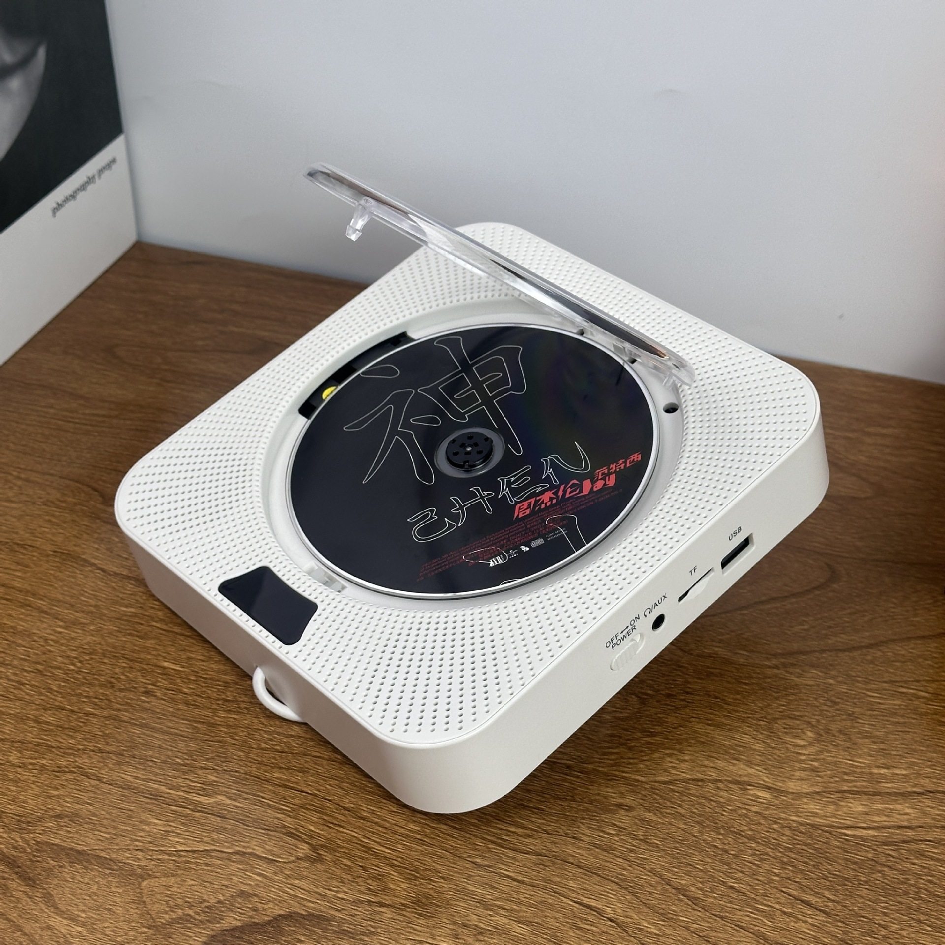 Cross-Border Hot-Selling Portable Cd Player Album Player Bluetooth U Disk Card Speaker Wall-Mounted English Learning Machine Gift