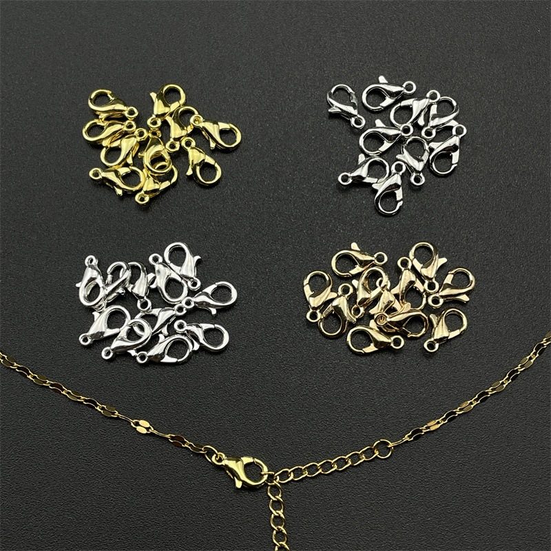 Zinc Alloy lobster buckle handmade diy beaded bracelet necklace connecting buckle connector handmade homemade jewelry accessories